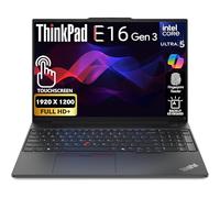 Lenovo ThinkPad E16 Gen 3, FHD+ 16" Touchscreen Display, Intel Ultra 5-225U, 24GB RAM, 1TB SSD, Fingerprint, Backlit Keyboard, WiFi 6E + BT, RJ-45, FHD Webcam, Win 11 Pro, AI Business Laptop
