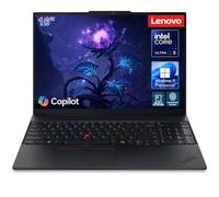 Lenovo ThinkPad E16 Laptop Computer with Intel Ultra 7 255H, for Home Office Business, Lifetime Office 365, (16GB DDR5, 1TB SSD), Backlit Keyboard, Fingerprint Reader, Windows 11 Pro, Midnight Black