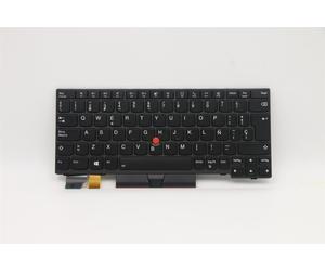 Lenovo ThinkPad L13 2 X13 Keyboard Spanish Black Backlit 5N20V43046