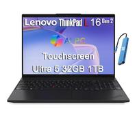 Lenovo ThinkPad L16 Gen 2 Business AI PC Laptop (16" FHD+ Touchscreen, Intel 12-Core Ultra 5 225U (> i7-1365U), 32GB RAM, 1TB SSD) Fingerprint, Backlit, Thunderbolt 4, Ethernet, IST HUB, Win 11 Pro
