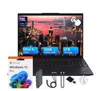 Lenovo ThinkPad L16 G2 16" WUXGA Touchscreen Laptop, Intel Core Ultra 5 225U, 32GB DDR5 RAM, 3TB Storage (2TB PCIe SSD&1TB Docking Station), Numeric Keypad, Fingerprint Reader, Win 11 Pro, Black