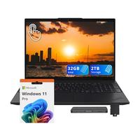 Lenovo ThinkPad L16 G2 16" WUXGA Touchscreen Laptop, Intel Core Ultra 5 225U, 32GB RAM, 2TB Storage (1TB SSD+1TB Docking Station Set), Full-Size Keyboard, Fingerprint, WiFi 6E, Win 11 Pro, Black