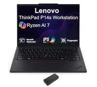 Lenovo Thinkpad P14s Mobile Workstation 14.0" 60Hz IPS WUXGA Display (AMD Ryzen AI 7 350, AMD Radeon 860M Shared, 32GB DDR5, 1TB PCIe SSD, Backlit KB, Fingerprint, Win 11 Pro) w/USB-C Dock