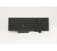Lenovo ThinkPad P15v 3 Keyboard German Black Backlit 5N20X22927