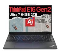 Lenovo ThinkPad P16 Gen 2 16" 4K UHD (3840 x 2400) Mobile Workstation (Intel 20-Core i7-14700HX, 128GB DDR5, 4TB SSD, NVIDIA RTX 2000 Ada) Laptop for Engineer, Designer, Architect, Win 11 Pro