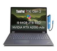 Lenovo ThinkPad P16 Gen 2 Mobile Workstation (16" FHD+ 100% sRGB, Intel 24-Core i9-13980HX, 64GB DDR5 RAM, 2TB SSD, NVIDIA RTX 2000 Ada 8GB) Laptop for Engineer, Designer, Architect, Win 11 Pro