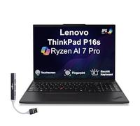 Lenovo Thinkpad P16s Mobile Workstation 16.0" 60Hz Touchscreen IPS 4K Display (AMD Ryzen AI 7 PRO 350, AMD Radeon 860M, 32GB DDR5, 4TB PCIe SSD, Backlit KB, Win 11 Pro) w/DKZ USB Port Expander