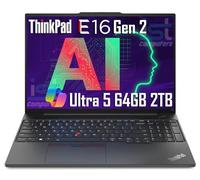 Lenovo ThinkPad P16v Gen 2 Mobile Workstation Laptop (16" 4K 100%DCI-P3, NVIDIA RTX 1000 Ada 6GB, Intel Ultra 7 155H, 64GB DDR5 RAM, 2TB SSD) 800 nits, 2 x Thunderbolt 4, 5MP IR Webcam, Win 11 Pro