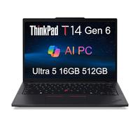 Lenovo ThinkPad T14 Gen 5 Business Laptop (14" FHD+, Intel Core Ultra 5 125U (>i7-1355U), 16GB DDR5, 512GB SSD), Backlit, Fingerprint, 5MP Webcam, 3-Year Warranty, Wi-Fi 6E, Win 11 Pro, 2025 AI PC