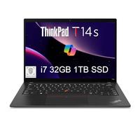Lenovo ThinkPad T14 Gen 5 Business Laptop (14" FHD+, Intel Ultra 7 155U (>i7-13700H), 64GB DDR5 RAM, 2TB SSD), Fingerprint, Backlit, 5MP Webcam, Ethernet, Wi-Fi 6E, Win 11 Pro, 2025 AI PC, Black