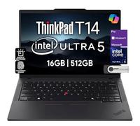 Lenovo ThinkPad T14 Gen 4 FHD+ 14” Display Business Laptop, Intel 10 Core i5-1335U (Beats i7-1270P), 16GB RAM, 512GB NVMe, WiFi 6E, BT, Backlit KB, FP, HD Webcam, Black, Win 11 Pro w/USB Drive