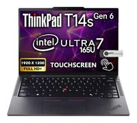 Lenovo ThinkPad T14s Gen 5 Touchscreen 14" WUXGA Business Laptop, Intel Core Ultra 7 165U, 32GB LPDDR5X RAM, 2TB SSD, WiFi 6E + BT, Backlit Keyboard, x2 Thunderbolt 4, 5MP Webcam, Win 11 Pro - Black