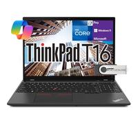 Lenovo ThinkPad T16 Gen 2 Business Laptop 16” FHD+ IPS Display, Intel 10 Core i7-1355U, 32GB DDR5, 1TB NVMe, HD Webcam, WiFi 6, BT, RJ-45, HDMI, Win 11 Pro, AI Copilot, Black w/USB Drive