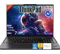 Lenovo ThinkPad T16 Gen 3 Touchscreen Business Laptop, Intel Core Ultra 7 165U AI PC, 16" WUXGA (1920 x 1200), 64GB DDR5 RAM, 2TB SSD, Win 11 Pro, Thunderbolt 4, Premium Performance Workstation