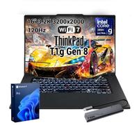 Lenovo ThinkPad T1g 5070 Gaming Business AI Laptop, Intel Core Ultra 9 285H, RTX 5070, 16" Touchscreen 3.2K 120Hz, 64GB RAM, 2TB SSD, Fingerprint Reader, Backlit KB, Wi-Fi 7, Win 11 Pro, w/Bundle