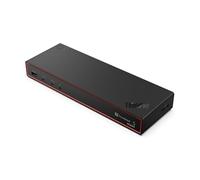 Lenovo ThinkPad Thunderbolt 5 Smart Dock 7500, 120Gbps Data Transfer, 180W Power Delivery, Multi-Display Support, 2.5Gbps Ethernet, Black