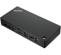 Lenovo 40B20135UK laptop dock/port replicator Wired USB 3.2 Gen 1 (3.1 Gen 1) Type-A + Type-C Black