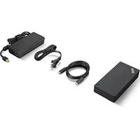 Lenovo 40AY0090UK laptop dock/port replicator Wired USB 3.2 Gen 1 (3.1 Gen 1) Type-C Black