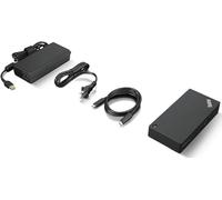 Lenovo 40B20135UK laptop dock/port replicator Wired USB 3.2 Gen 1 (3.1 Gen 1) Type-A + Type-C Black