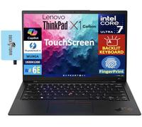 Lenovo ThinkPad X1 Carbon AI Business Laptop 14.0" Touchscreen WUXGA Display (Intel Core Ultra 7 155U, 32GB LPDDR5X, 4TB PCIe SSD, Intel Graphics, Backlit KB, Win 11 Pro) w/DKZ Hub
