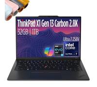Lenovo ThinkPad X1 Carbon Gen 13-14" 2.8K OLED 120hz, Copilot+ PC Ultrabook - Intel Core Ultra 7 258V EVO- 32 GB DDR5-1TB NvME SSD- Backlit, Fingerprint, Wi-fi 7, Win 11 PRO, DESKPAD MAJ