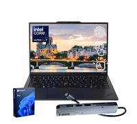 Lenovo ThinkPad X1 Carbon Gen 13 Business AI Laptop, Intel Core Ultra 7 255U, 14" FHD+ Touchscreen, 32GB DDR5, 1TB SSD, 1080p IR Camera, Fingerprint, Wi-Fi 6E, Win 11 Pro, Bundle with 7-in-1 USB-C Hub