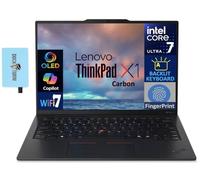 Lenovo Thinkpad X1 Carbon Gen 13 Business Laptop 14.0" OLED 2.8K Display (Intel Ultra 7-268V, 32GB LPDDR5X, 4TB PCIe SSD, Intel Arc 140V, Backlit KB, Fingerprint, 2 Thunderbolt 4, Win11Pro) w/DKZ Hub