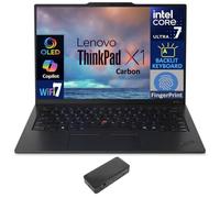 Lenovo ThinkPad X1 Carbon Gen 13 Business Laptop 14.0" OLED 2.8K Display (Intel Ultra 7-268V, 32GB LPDDR5X, 4TB PCIe SSD, Intel Arc 140V, Backlit KB, Fingerprint, Win 11 Pro) w/USB-C Dock