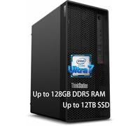 Lenovo ThinkStation P2 Gen 2 Workstation Desktop | Intel Core Ultra 7 265K Processor | Massive 128GB DDR5 RAM | Lightning Fast 20TB Space(12TB SSD+8TB HDD) | Ethernet & Wifi7 & Bluetooth 5| Win 11 Pro