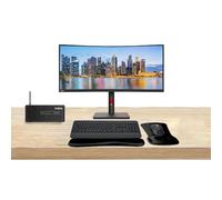 Lenovo ThinkStation P3 SFF i7, 64GB RAM, 1TB SSD, Windows 11 Pro, RTX A2000 12GB Bundled with ThinkVision T34w 34” Curved 2K UWQHD, MK650 Wireless Keyboard & Mouse, Gel Mouse & Wrist Pad