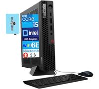 Lenovo ThinkStation P3 Tiny Workstation Mini Desktop (Intel i5-13500, Intel UHD 770 Shared, 64GB DDR5, 1TB PCIe SSD, WiFi 6E, Bluetooth 5.3, 230W PSU, RJ-45, Win 11 Pro) with Dockztorm Hub