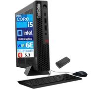 Lenovo ThinkStation P3 Tiny Workstation Mini Desktop (Intel i5-13500, Intel UHD 770 Shared, 64GB DDR5, 2x8TB PCIe SSD (16TB), WiFi 6E, Bluetooth 5.3, 230W PSU, RJ-45, Win 11 Home) w/USB-C Dock