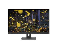 Lenovo ThinkVision E27q-20 27 2K QHD Monitor with Eyesafe IPS, 60Hz 4ms, HDMI DP, Speakers, Tilt, Swivel, Lift, Pivot - 62D0GAT1UK
