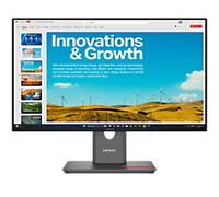 Lenovo ThinkVision P24QD-40 Monitor 60.5 cm (23.8") 2560 x 1440 pixels Wide Quad HD LED 6 ms Black
