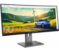 Lenovo ThinkVision P34WD-40 34" Class UWQHD Curved Display LED Monitor - 21:9 - Eclipse Black