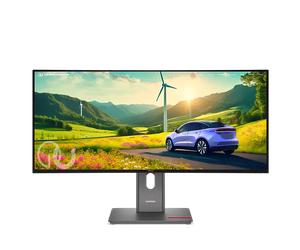 Lenovo ThinkVision P34WD-40 34 Curved UWQHD USB-C Docking Monitor - 64ADGAT1UK