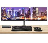 Lenovo ThinkVision S27e 27" 1920x1080 LED Backlit Full HD LCD, 2-Pack with HDMI, VGA, Dual Monitor Stand, Universal USB-C ThinkPad Dock, Wireless Keyboard and Mouse