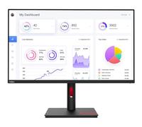 Lenovo ThinkVision T22i-30 21.5 Full HD WLED LCD Monitor - 16:9 - Raven Black