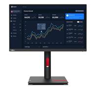 Lenovo ThinkVision T22i-30 22" Class Full HD LED Monitor - 16:9 - Raven Black