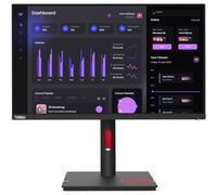 Lenovo ThinkVision T24i-30 24" Class Full HD LCD Monitor - 16:9 - Raven Black