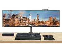 Lenovo ThinkVision T24v 24-inch, 2-Pack Bundle with T24i, HDMI, DisplayPort, Webcam, Speaker, Microphone, Monitor Stand, USB-C Dock, MK540 Wireless Keyboard and Mouse, and Wrist Pad