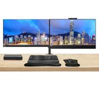 Lenovo ThinkVision T27hv 2-Pack Bundle with T27h, HDMI, DisplayPort, USB Hub, Webcam, Speaker, Microphone, Dual Monitor Stand, ThinkPad USB-C Dock, MK670 Wireless Keyboard & Mouse, Mouse & Wrist Pad