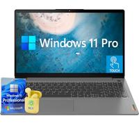 Lenovo Touchscreen 15.6" IdeaPad 3i Business Laptop Computer, Windows 11 Pro Laptop 40GB RAM 1TB SSD, Intel Core i3-1115G4 Processor, FHD 1920x1080 IPS LED Display, NLY Earphones, Arctic Grey