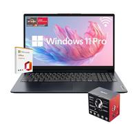 Lenovo Upgraded 15.6" FHD Laptop Computer, AMD Ryzen Processor, 8GB LPDDR5 RAM 512GB SSD, 14Hrs Battery Life, WiFi 6, Windows 11 Pro, Laptop for Home, Business, Student Study, w/Mytrix Accessory