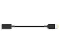 Lenovo 4X90U45346 USB cable 0.018 m USB-C Slim-tip Black