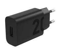 Lenovo USB-A Wall Charger for Tablets, 20 W, Fast Charge, Integrated Overvoltage Protection, Extreme Heat and Other Hazards, Black