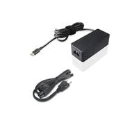 Lenovo USB-C power adapter 45W output 20V voltage 2.25A current compatible with Lenovo laptops and USB-C devices.