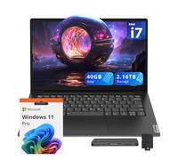 Lenovo V14 14" FHD Business Laptop, Intel i7-13620H, 40GB DDR4 RAM, 2.16TB Storage(2TB SSD+160GB Docking Station Set), Intel UHD Graphics, Wi-Fi 6, Webcam, Windows 11 Pro, Black