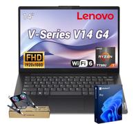 Lenovo V14 AMD Ryzen 7 7730U 14" FHD Business Laptop, 40GB RAM | 2TB SSD | Webcam with Privacy Shutter, Bluetooth, Type-C, Type-A, HDMI, Ethernet, Wi-Fi 6, Windows 11 Pro, Black, w/ Bundle