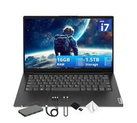 Lenovo V14 G4 14" FHD Business Laptop, Intel Core i7-13620H, 16GB RAM, 1.5TB Storage(512GB SSD+1TB Docking Station Set), Intel UHD Graphics, 720p HD Camera, Wi-Fi 6, Win 11, Black